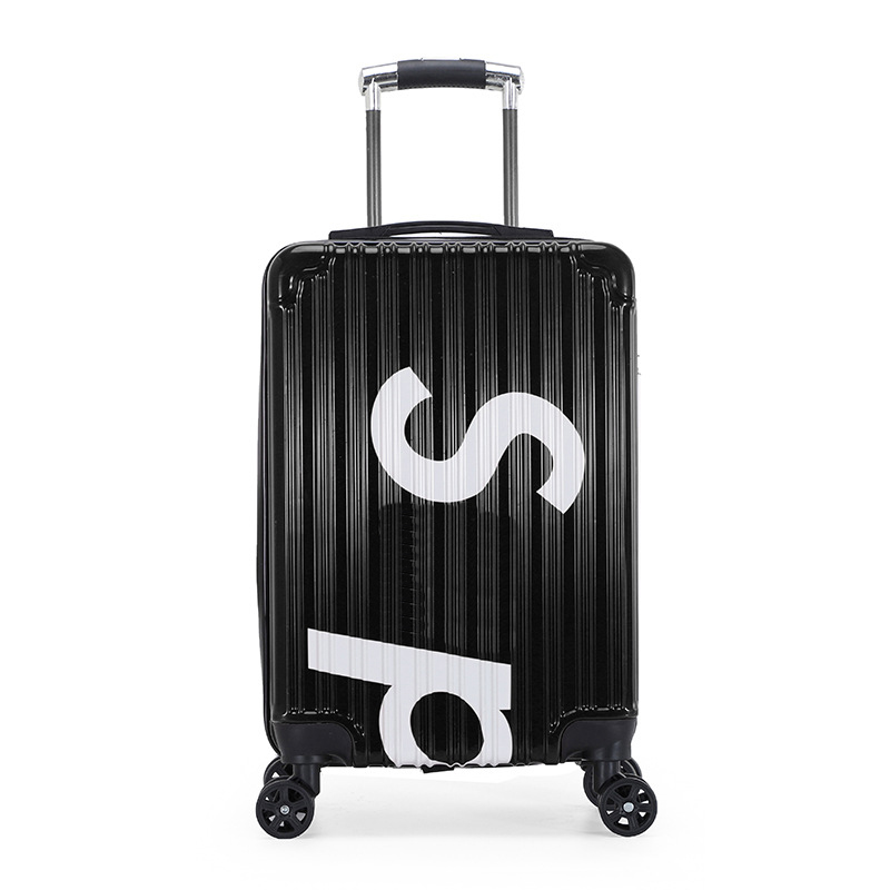 WITH LOGO 20 styles trolley case 20 inch travel bag box gift zipper box universal wheel boarding box student luggage new fashion suitcase