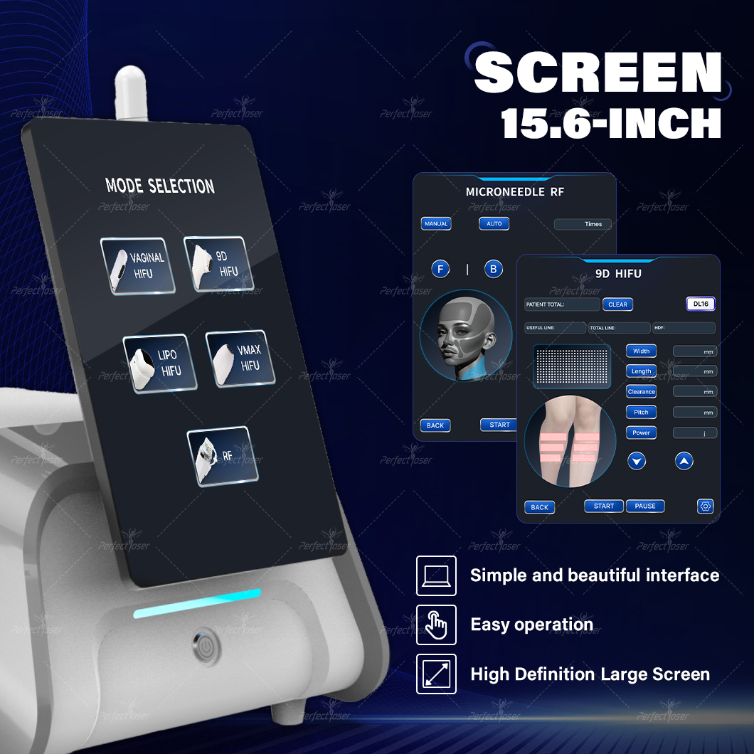 PerfectLaser 5 in 1 Multifunctional High Intensity Focused Ultrasound HIFU Machine Salon Use