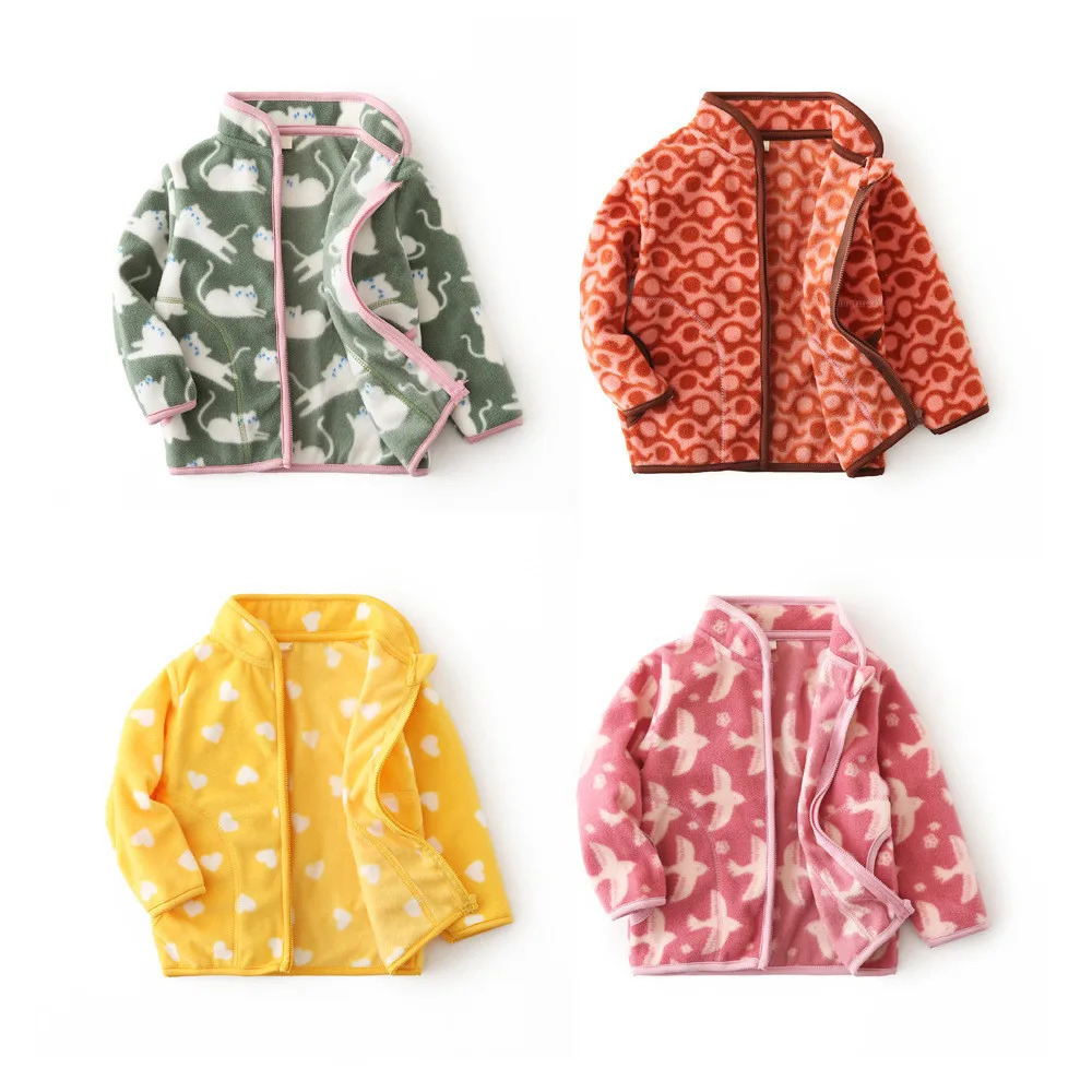 Jumping Meters Arrival Dinosaurs Zipper Boys Girls Jackets Coats Fahion Pockets Children s Outwear Fleece Kids Clothes 231228