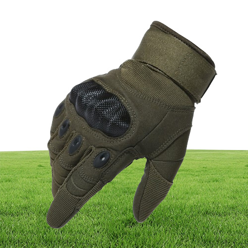 Army Gear Tactical Gloves Full Finger SWAT Combat Gloves Anti-skid Airsoft Paintball Gloves Y200110