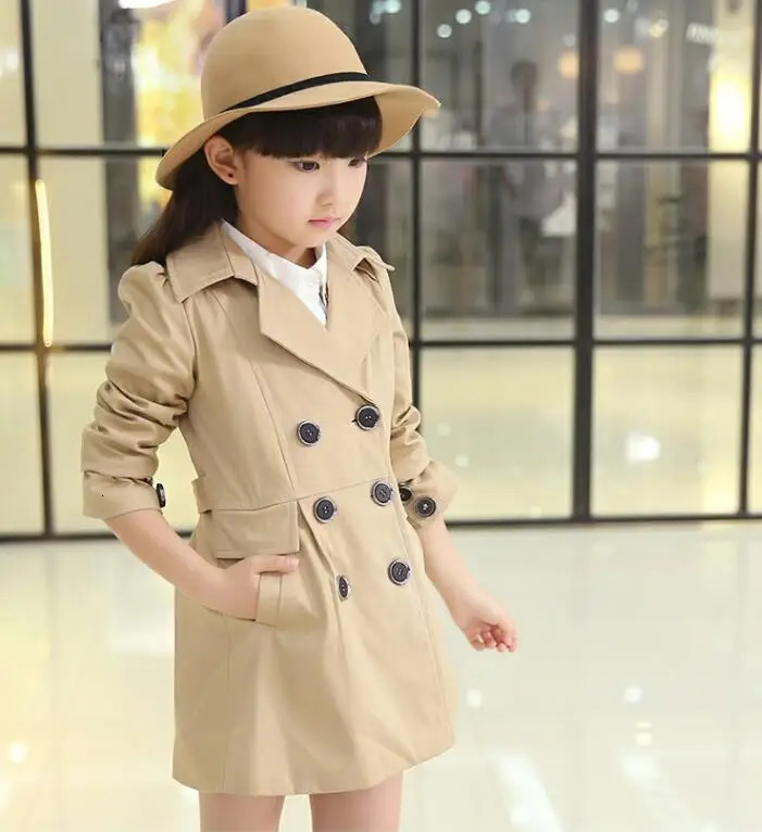 Spring Autumn Jacket For Girls Coat Teenage Children Outerwear Clothes Windbreaker 4 6 8 10 12 14 Year 231228