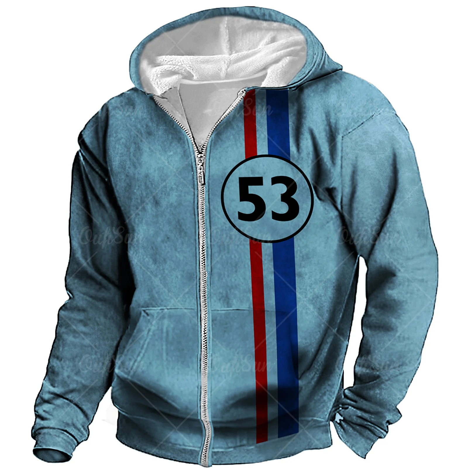 Vintage Long Sleeve Zip Up Hoodies For Man Oversized Pullover Men's Hoody In WinterAutumn Male Clothes High Quality Hooded 231228
