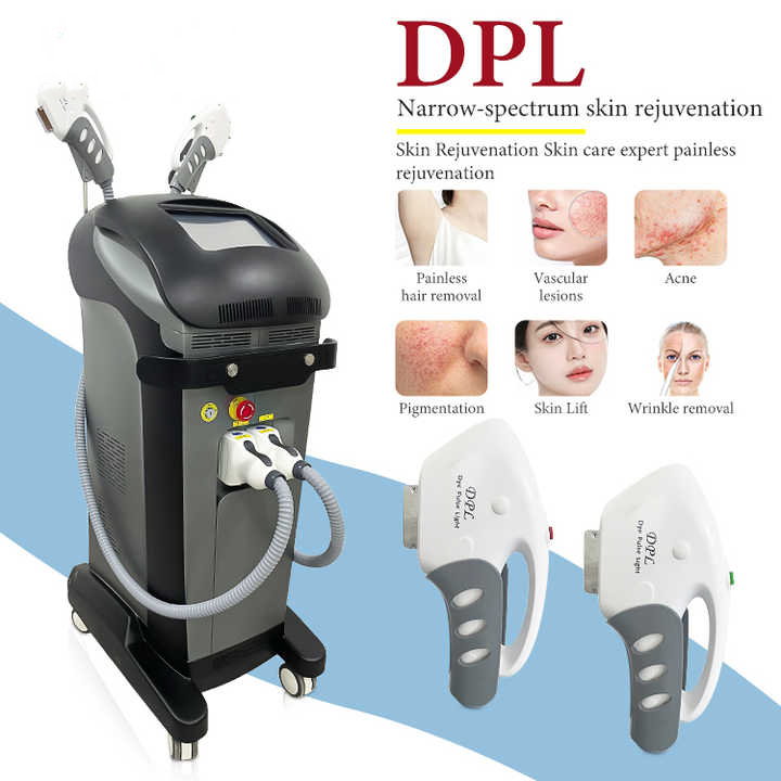 2024 Dpl Intense Pulse Light Lamp Laser dpl HR IPL Magneto-Optic Fast Hair Removal Acne Treatment Skin Rejuvenation beauty Machine