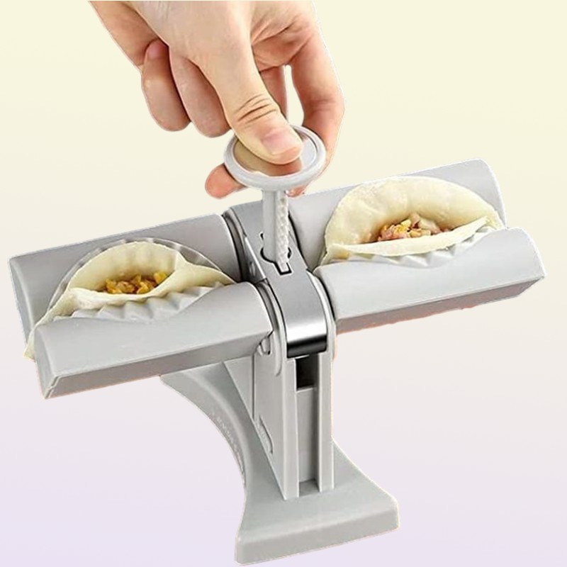Other Kitchen Tools Double Head Fully Automatic Dumpling Maker Mould Quickly Make Dumplings Empanadas Ravioli Making Mould Kitchen8671466