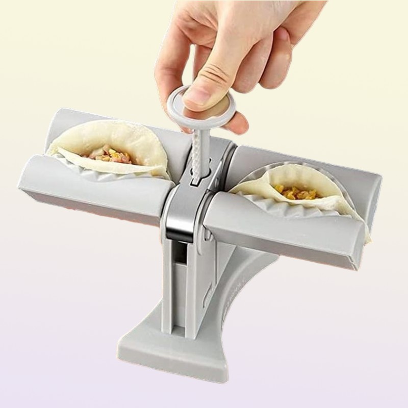 Other Kitchen Tools Double Head Fully Automatic Dumpling Maker Mould Quickly Make Dumplings Empanadas Ravioli Making Mould Kitchen8671466