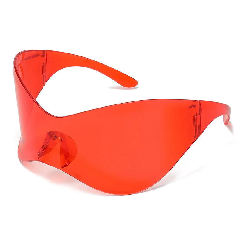 2023 Fashion Oversized Outdoor Sunglasses For Women Goggle Y2K Sun Glasses Men Black Shades Female Mirror 231227