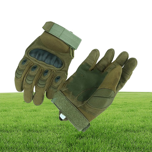 Army Gear Tactical Gloves Full Finger SWAT Combat Gloves Anti-skid Airsoft Paintball Gloves Y200110
