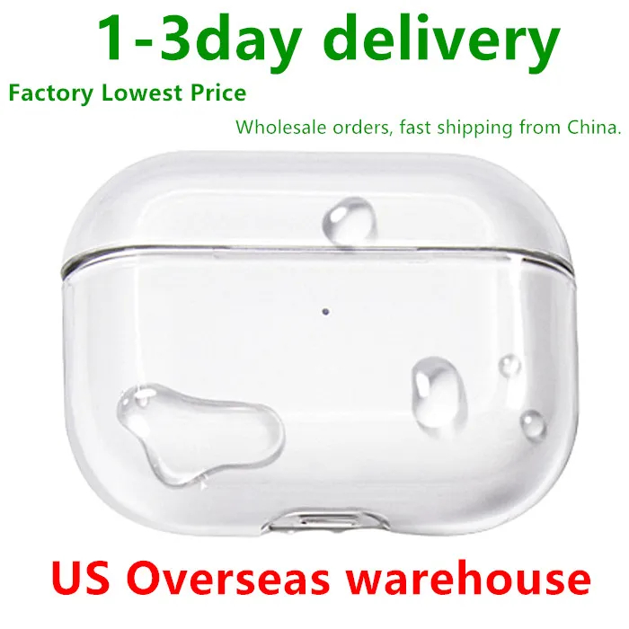 For Airpods pro 2 air pods 3 Max Earphones airpod Bluetooth Headphone Accessories Solid Silicone Cute Protective Cover Wireless Charging Box Shoc