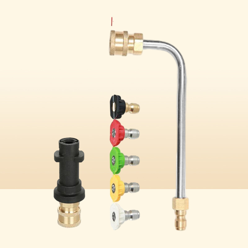Watering Equipments Pressure Washer Nozzle High Cleaner Accessories For Karcher K Series Tips Adjustable Angle Spray6035674