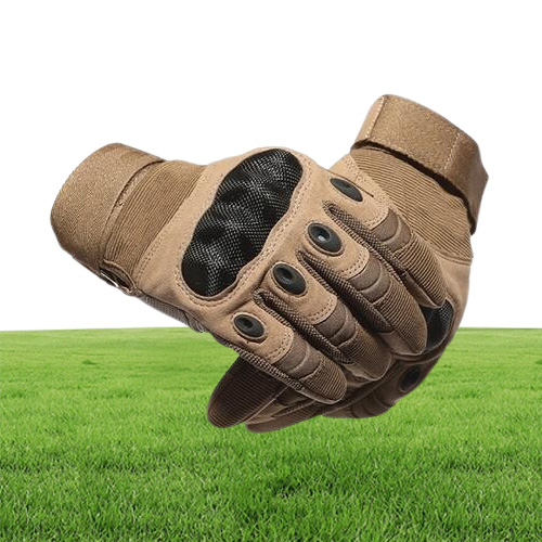 Army Gear Tactical Gloves Full Finger SWAT Combat Gloves Anti-skid Airsoft Paintball Gloves Y200110