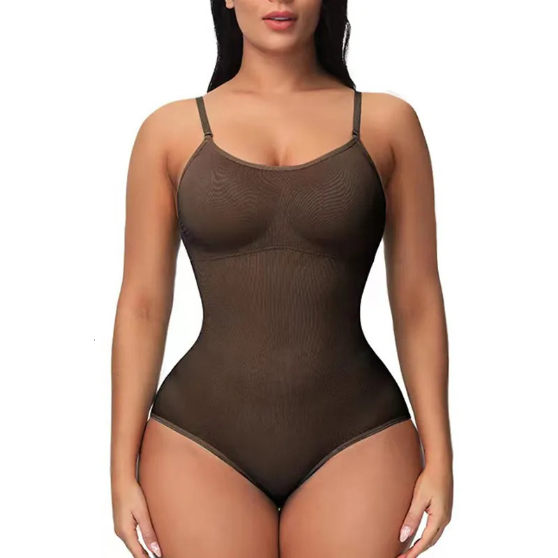 Bodysuit Shapewear Women Full Body Shaper Tummy Control Slimming Sheath Butt Lifter Push Up Thigh Slimmer Abdomen Shapers Corset 231227