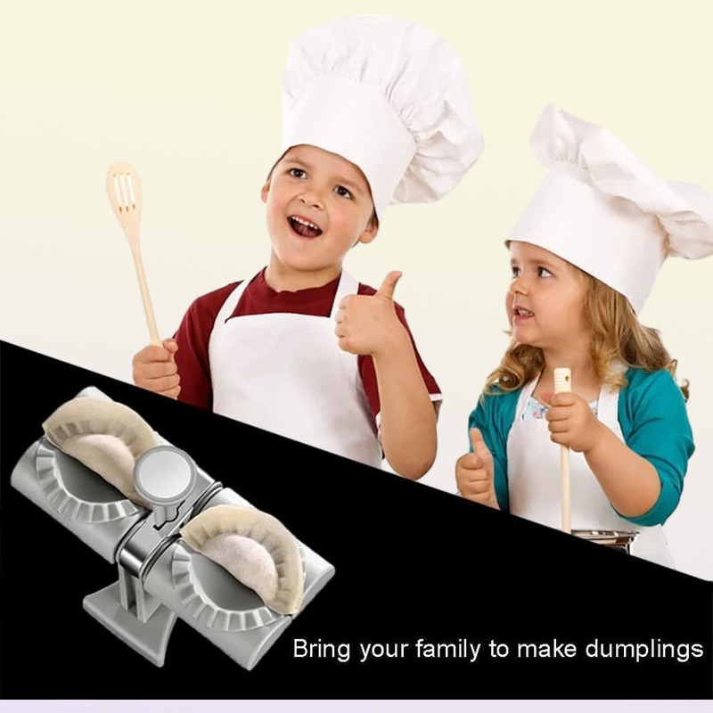 Other Kitchen Tools Double Head Fully Automatic Dumpling Maker Mould Quickly Make Dumplings Empanadas Ravioli Making Mould Kitchen8671466