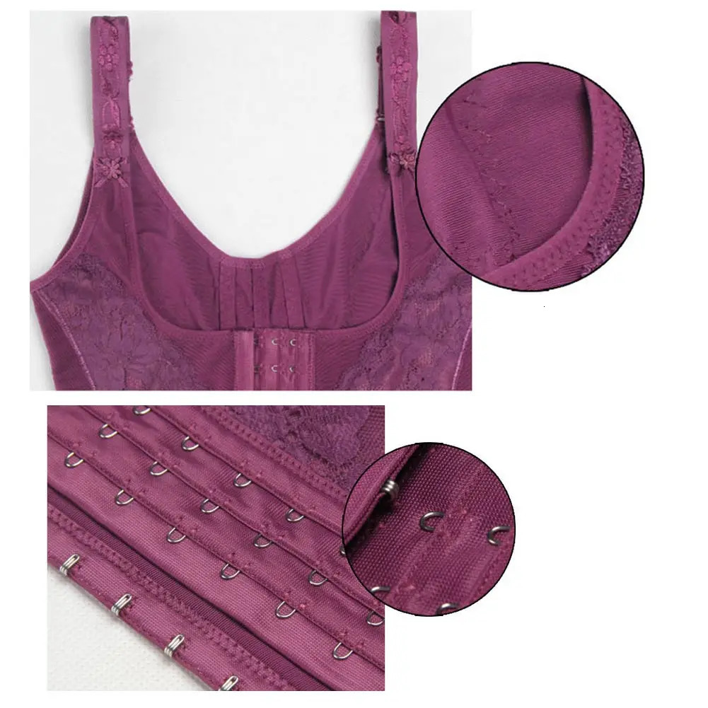 Women Slimming Underwear Magnetic Corset Shapewear Tummy Body Shaper Control Postpartum Thigh Waist Corsets Bodysuit 231227