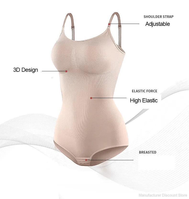 Bodysuit Shapewear Women Full Body Shaper Tummy Control Slimming Sheath Butt Lifter Push Up Thigh Slimmer Abdomen Shapers Corset 231227