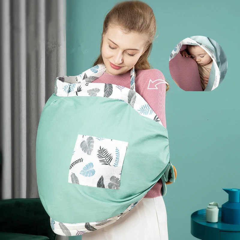 Baby Wrap born Sling Dual Use Infant Nursing Cover Mesh Fabric Breastfeeding s Adjustable Kangaroo Bag 231228