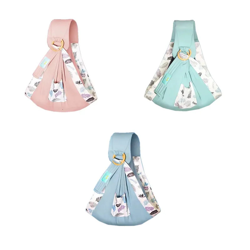 Baby Wrap born Sling Dual Use Infant Nursing Cover Mesh Fabric Breastfeeding s Adjustable Kangaroo Bag 231228