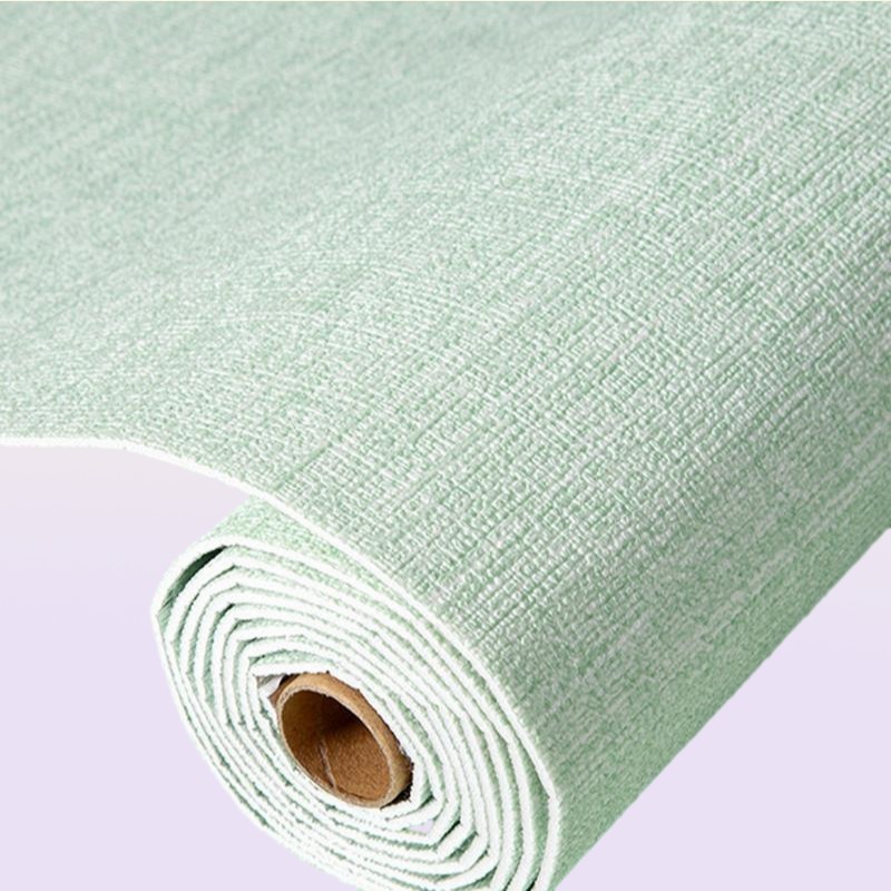 Wall Stickers Faux Linen Textured Wallpaper Removable Self Adhesive Stick Contact Paper Door For Accent Bedroom BENL8893078328