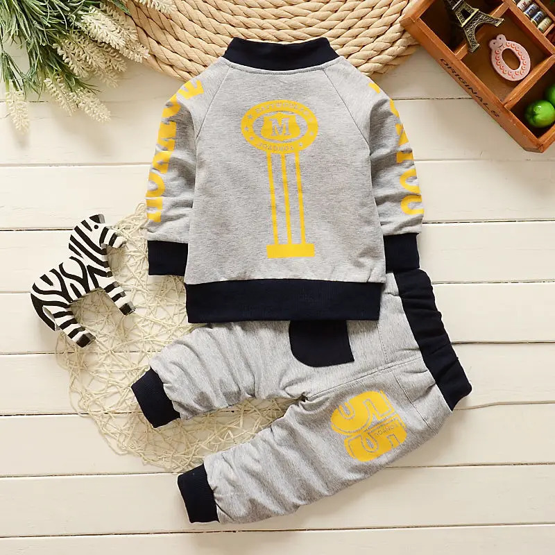 Baby Clothes Set Spring Autumn Winter Children Clothing Warm Suits Kids Boys Jacket pant 3PCS Child Training Boy 231228