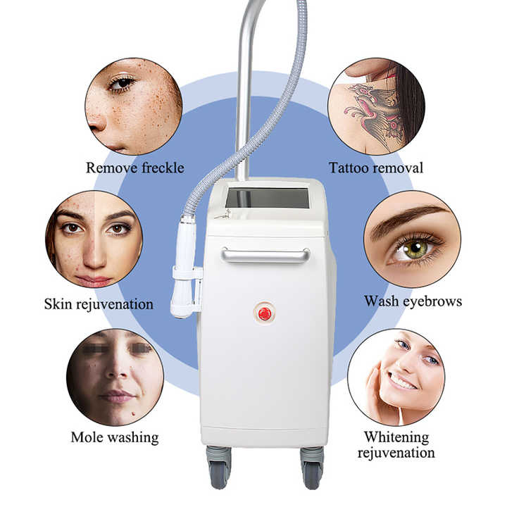 Non-Invasive High End Tattoo Removal Nd Yag Picosecond Laser Carbon Peeling Skin Brightening Mole Spot Lightening Beauty Skin Rejuvenation Machine