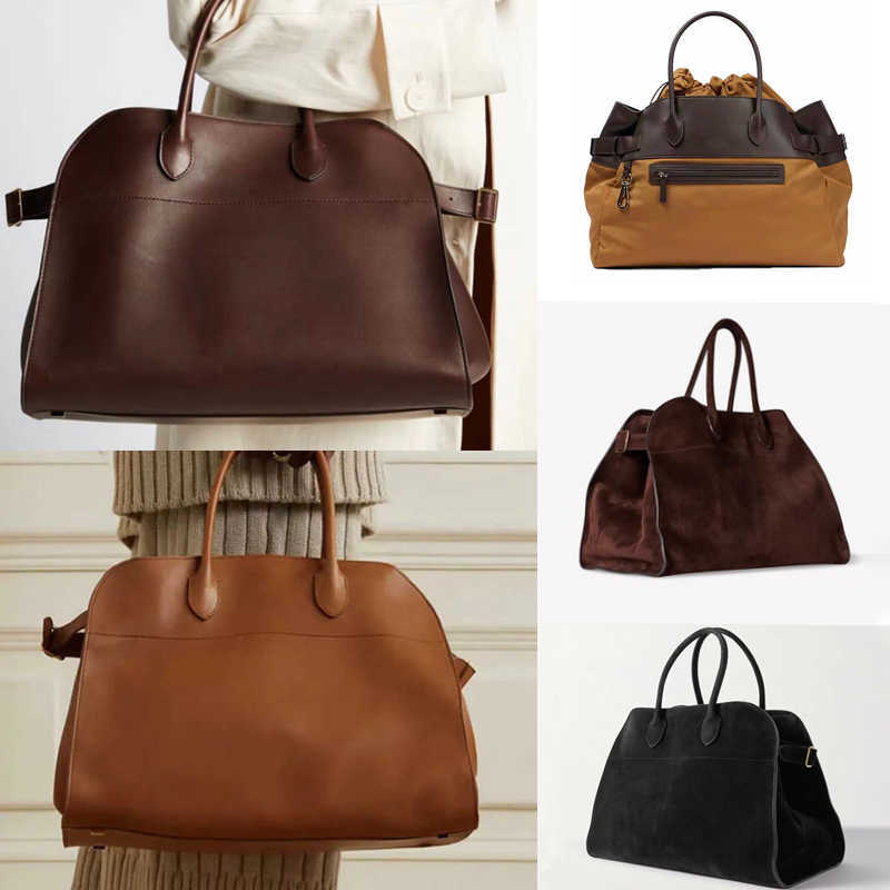 12A Totes Large Capacity 38cm Suede Handbag Park Tote Bag litchi Leather Designer Camdem Flat Shoulder Strap Terrasse Purse