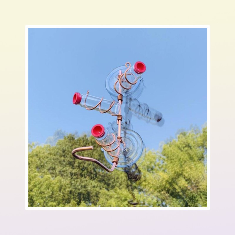 Other Bird Supplies 1pcs Window Hummingbird Feeder Sweet Feeders Creative Animal Suction Cup Feeding Glass Decoration2705995