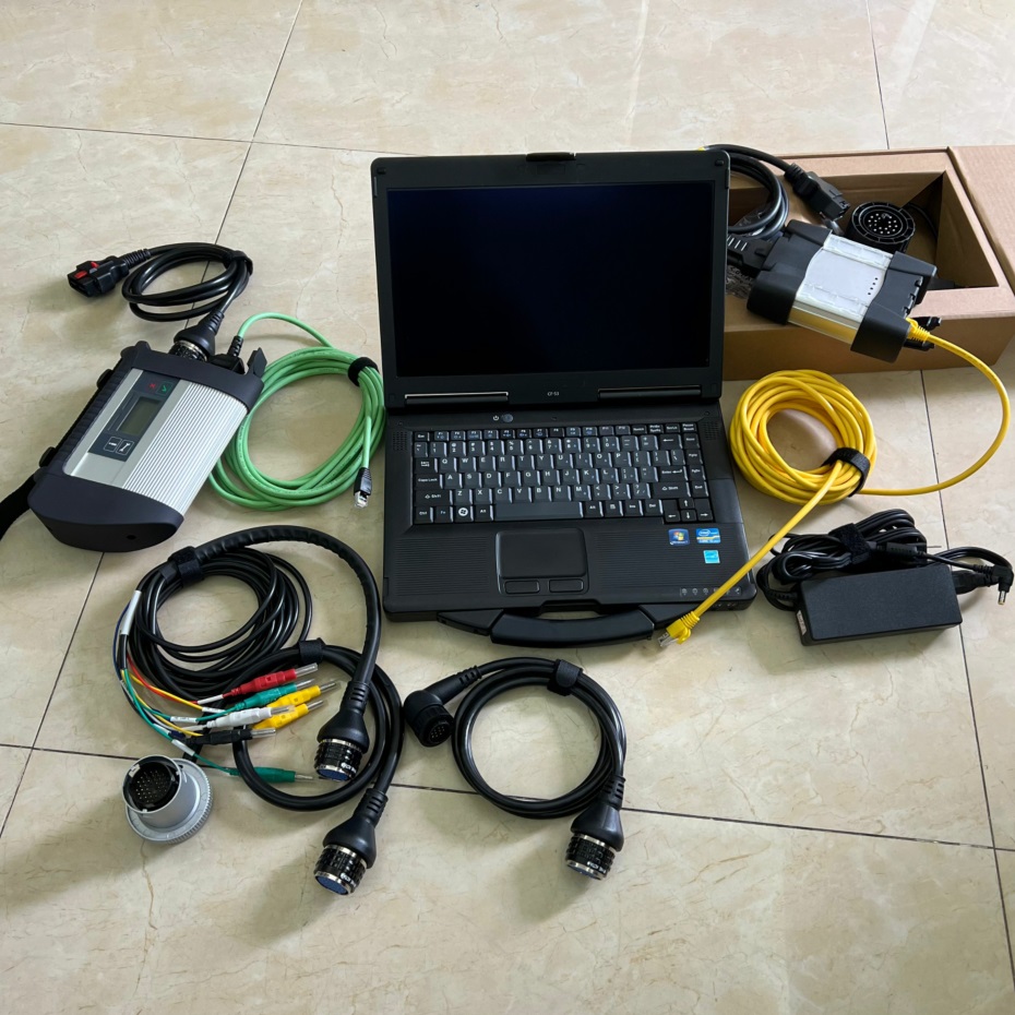 2in1 Auto Diagnosis Tools MB Star C4 and Icom for BMW Next with 2TB HDD + 90% New Laptop CF-53 Toughbook Ready use