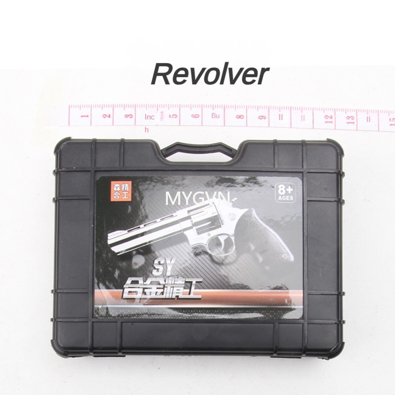 1:6 Mini Toy Gun Model Elaborate Desert Eagle Pistol M10 Colt Revolver Alloy Metal Moive Collection Prop Toys For Boys Birthday Gifts Look Real