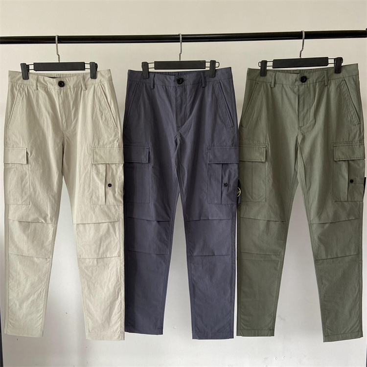 Europe Newest Garment Dyed Cargo Pants Pocket Pant Outdoor Men Casual Tactical Casual Trousers Loose Tracksuit Size M-XXL SI