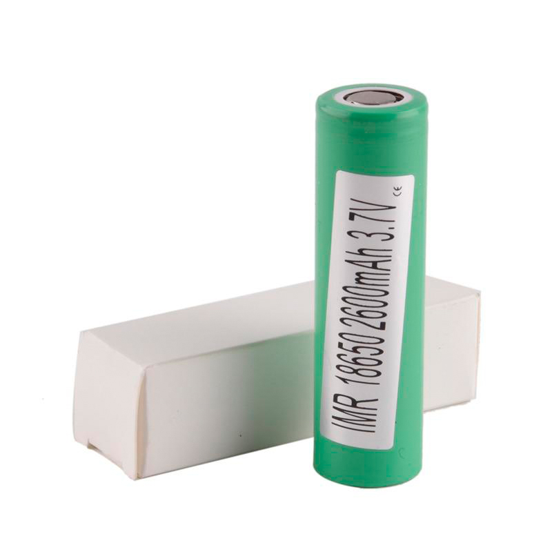 IMR 18650 battery 3.7V 2600mah 25R capacity Max 20A high drain battery rechargeable lithium-ion battery