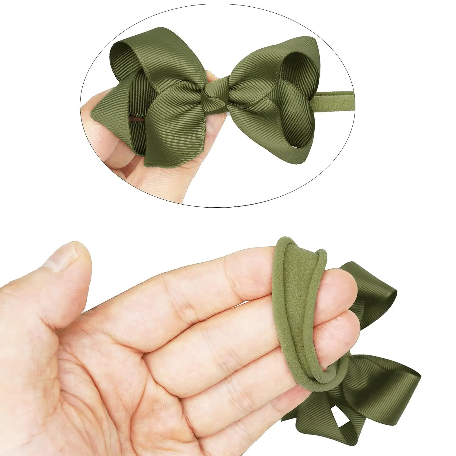 40PCS Baby Headbands 3" Hair Bows Super Soft Slim Hair Bands for Baby Girls Infant and born Toddlers Kids Gifts Accessories 231229