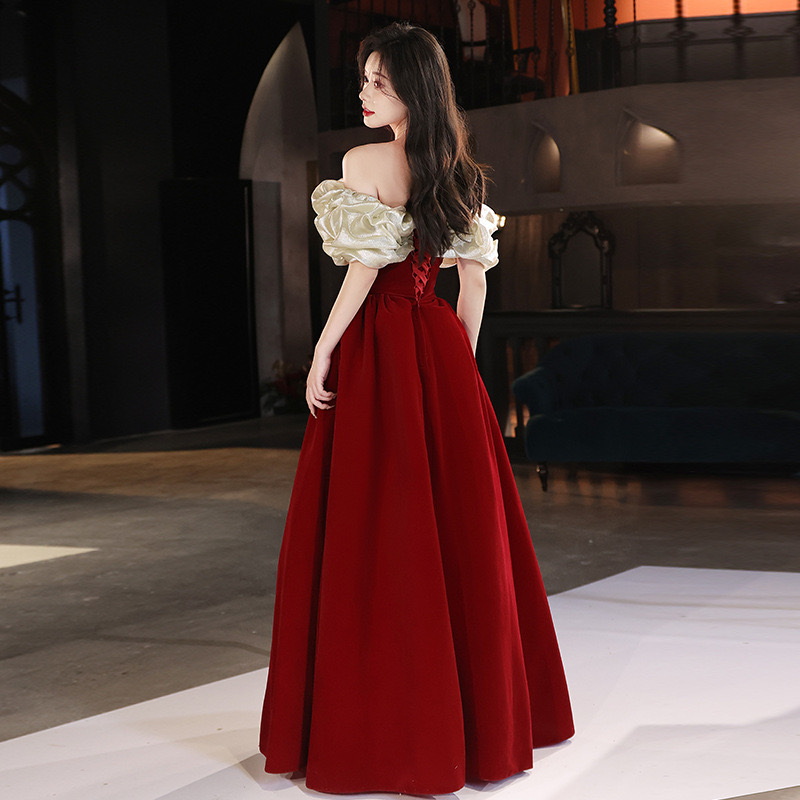 urious red Mother of the Bride Dress sexy 2024 Elegant Jewel or Length off shoulder princess Groom Party Gowns Long Pleats Appliques Champagne Robe De