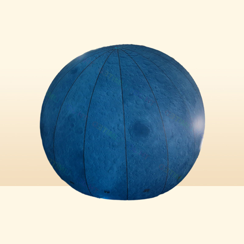 Outdoor Games Activities Party Balloons Giant Inflatable Moon Ball 2m3m4m5m Lighting Planet Inflated Moon with LED Light