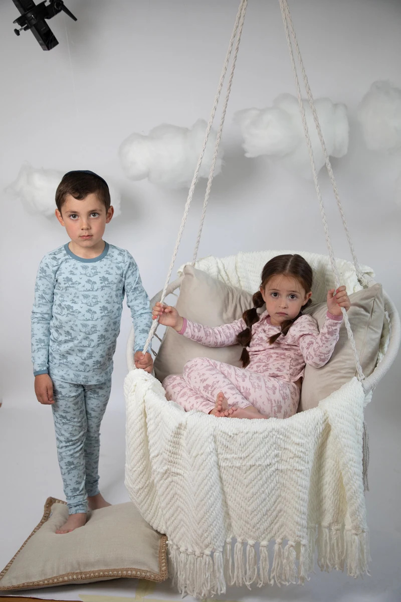 AS printed kids pjs soft baby girl boy set stretchy 231228