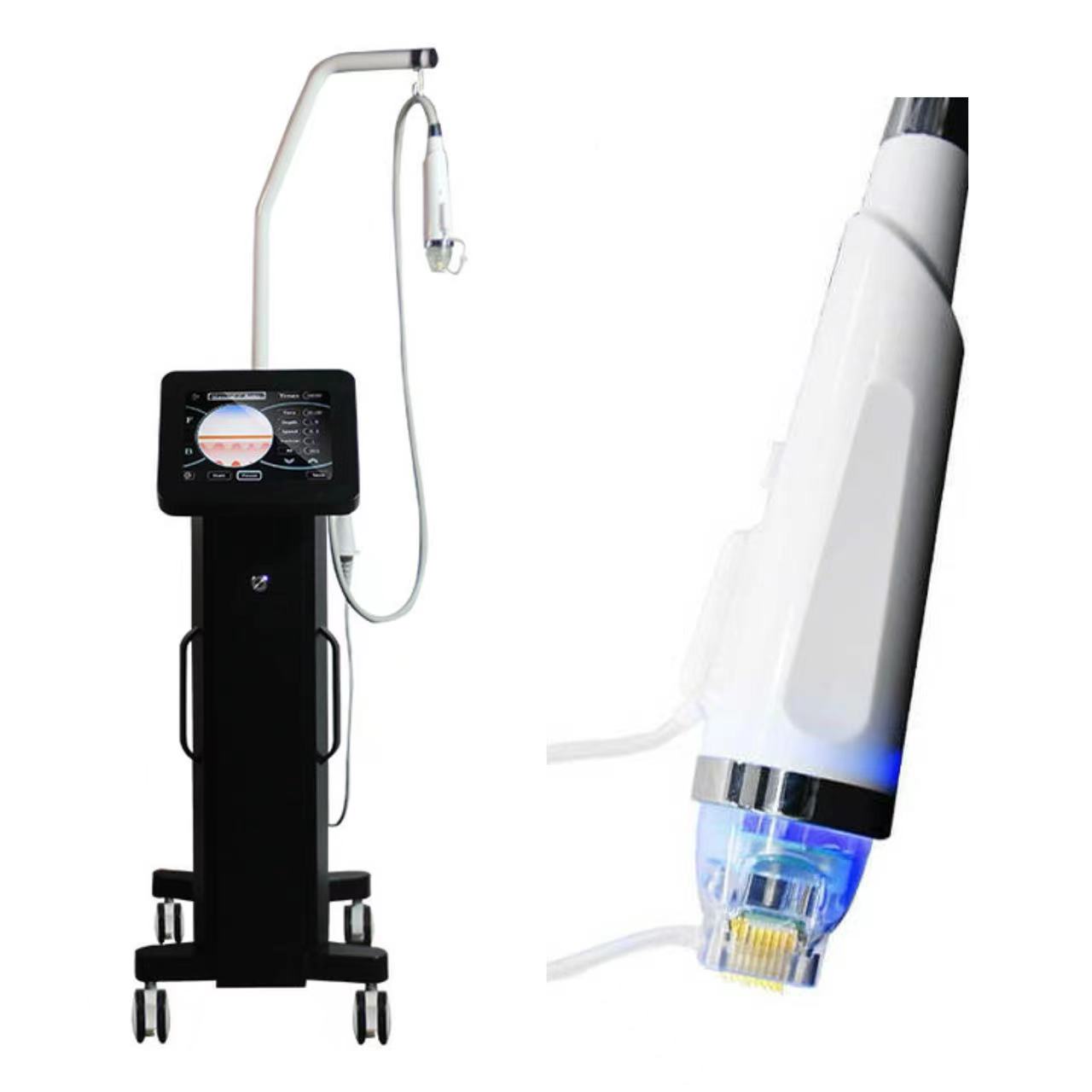 Newest Microneedling Fractional Gold Radio Frequency Tightening Skin Rejuvenation Micro Needle RF For Wrinkle Acne Scar Removal Anti-aging RF Machine