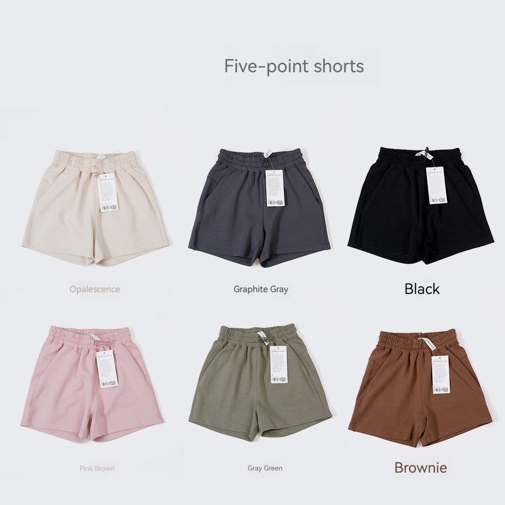 Yoga Softstreme wear 4 inch shorts Loose sports air layer women soft breathable high waist shorts solid color