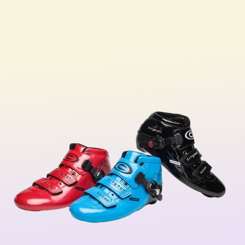 Ice Skates Professional CITYRUN Inline Speed Shoes for Indoor Track Race Speeding Competition 110mm 100mm 90mm Carbon Fiber Roller