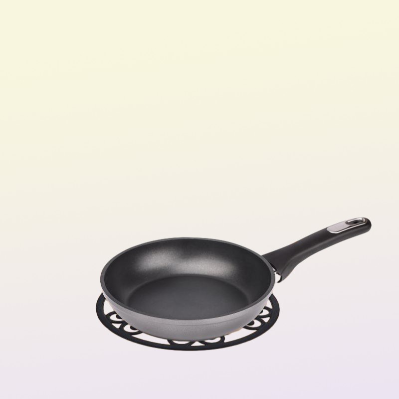 Mats Pads 3pcs Silicone Placemats Heat Insulated Pot Household Black6430054