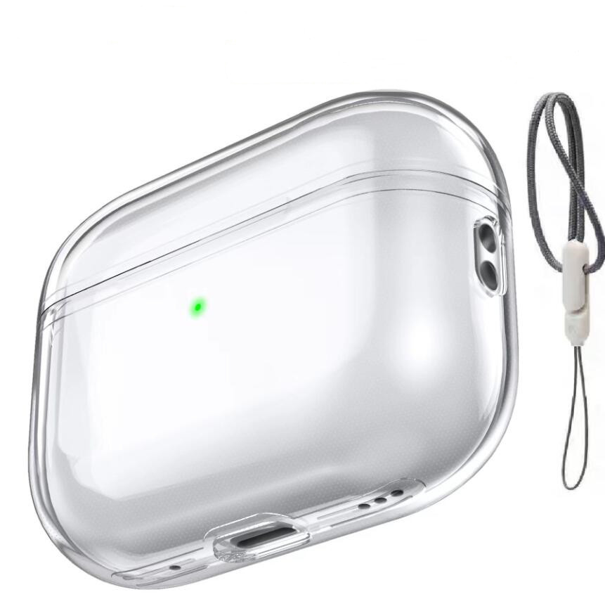 US spot wholesale 2 second-generation air 4 3 Pro max accessories solid silicone protective headphone cover pad Max wireless charging shock box