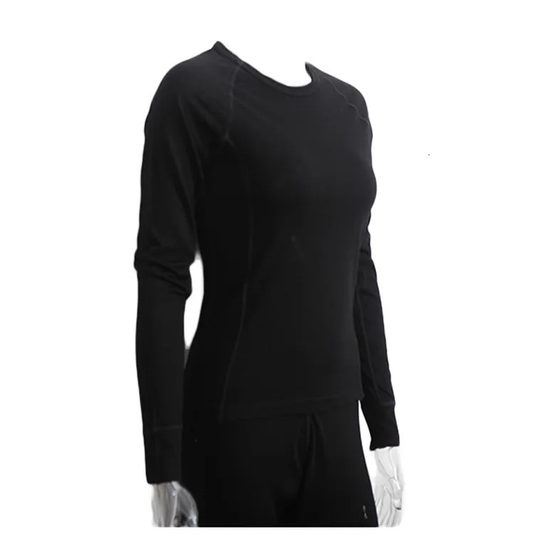100% Merino Wool Women Midweight Crew Next to Skin NTS Base Layer Women Tops Thermal Underwear Tops European Size S-L 160GSM 231229