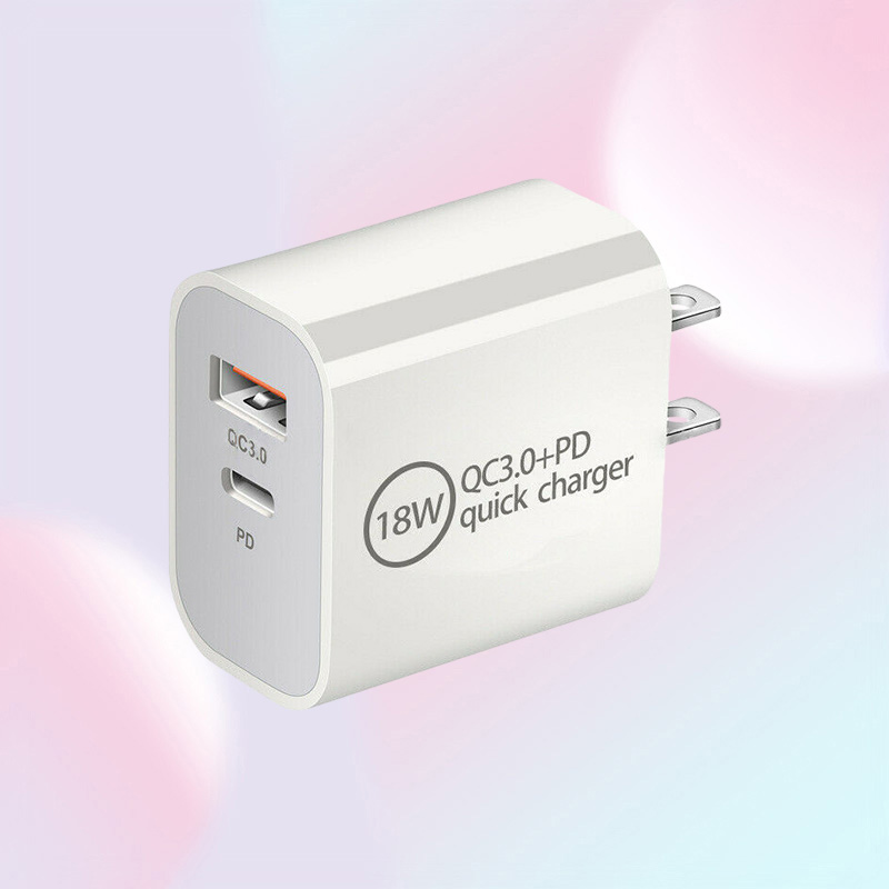 18W Fast USB Charger PD Quick Charge Adapter TYPE C Plug Charging for iPhone 12 11 Pro max without Box4187170
