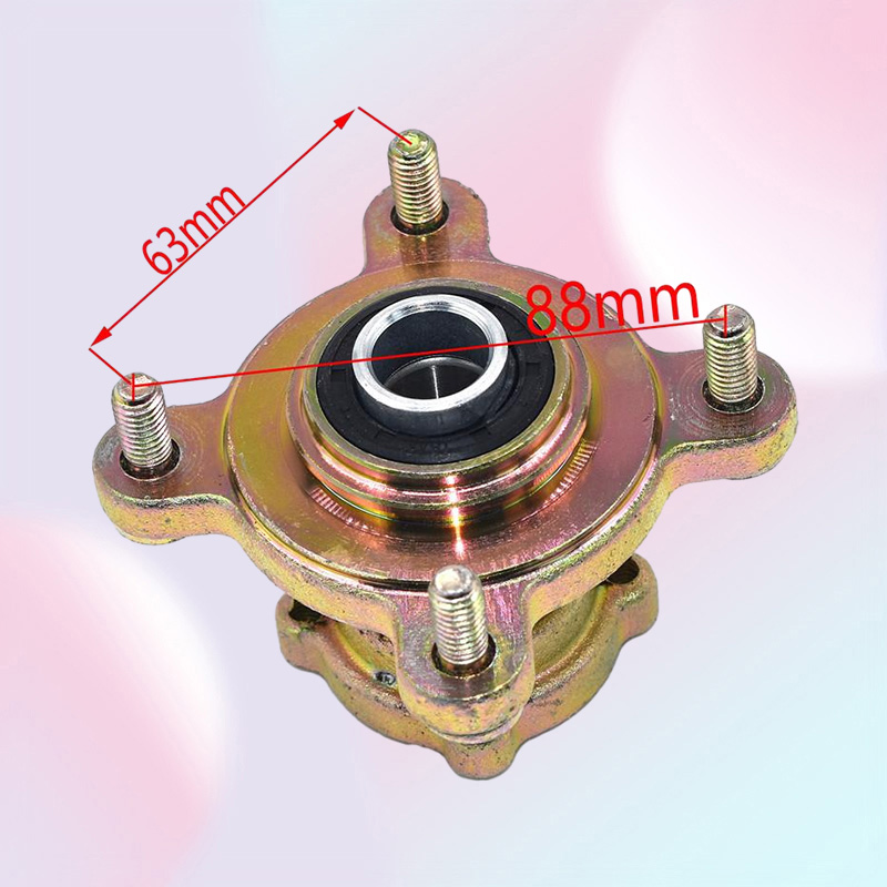 2025 new Parts Front 17mm 4 Stud Brake Disc Wheel Hub Fit For 49cc 50cc 110cc 125cc 6 7 8 Inch Go Kart By Karting ATV Quad Bike1996176 Free