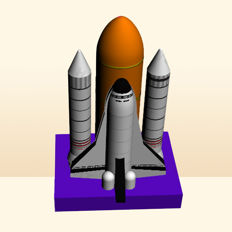 outdoor activities 4m High Giant inflatable spaceship space shuttle Rocket model for advertising