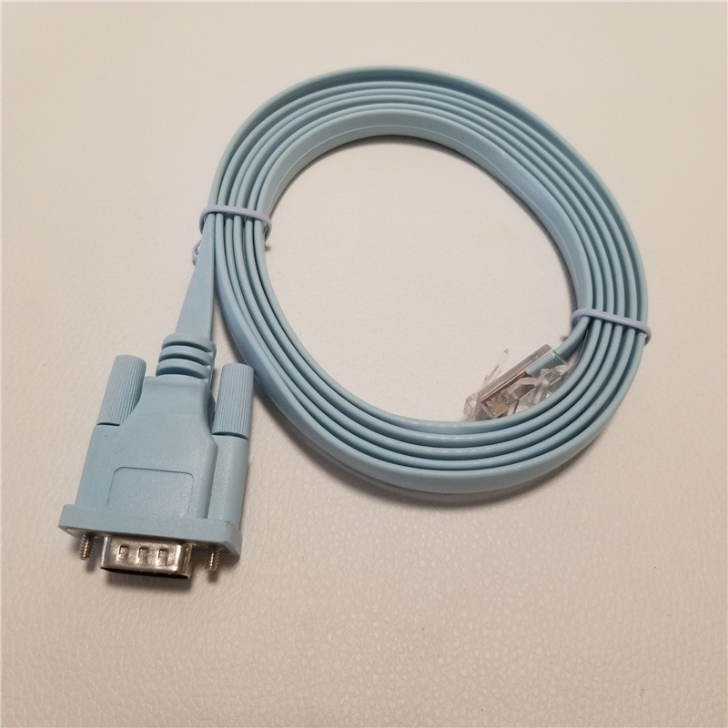 RJ45 To DB9PIN Serial Cable To RJ45 Network Cable Data Cable DB9 Hole Console Router Configuration Cable