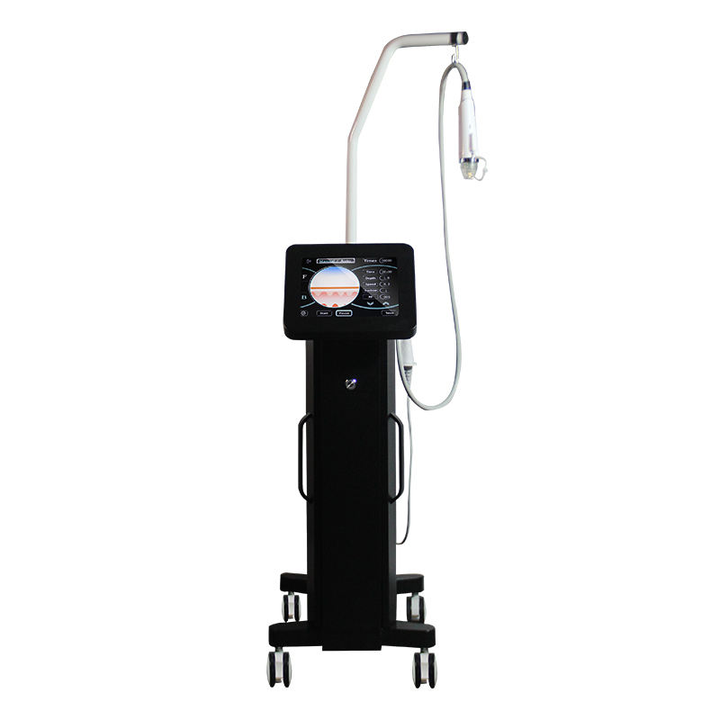 gold plating microneedling RF beauty machine fractional micro needle wrinkles crow's feet removal device CE approval