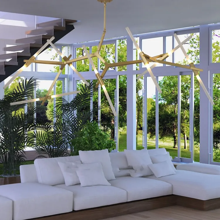 customizied postmodern nordic herringbone contemporary pendant light living room dining room dimmable g9 bulb hanging lamps led LL