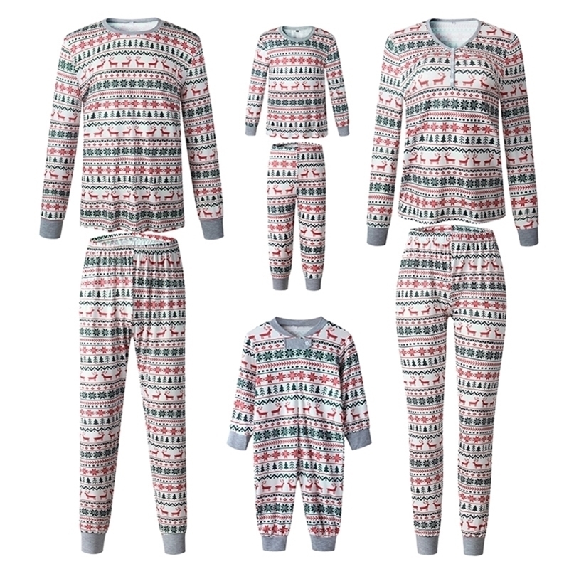 2023 Family Christmas Matching Pajamas Set Xmas Adult Kids Mother And Daughter Father Son Sleepwear Baby Look Outfits 231228