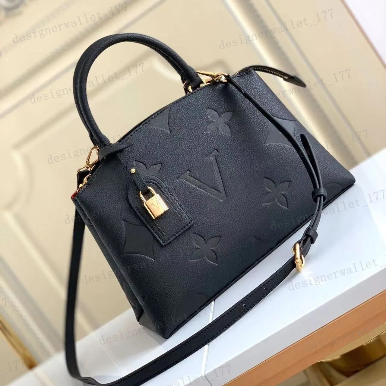 Genuine Leather Bag Women Fashion Handbags Designers Embossing louiseitys LVS viutonitys Shoulder Messenger Bags Purse Female Classic Handbag Tote Women Satchel