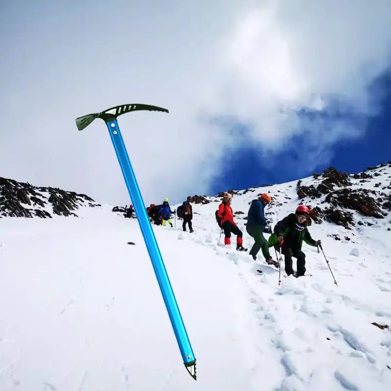 Ice Axe Hammer Self Arrest Camping Hiking Hatchet Outdoor Multipurpose Tool for Technical Mountaineering Climbing 231229