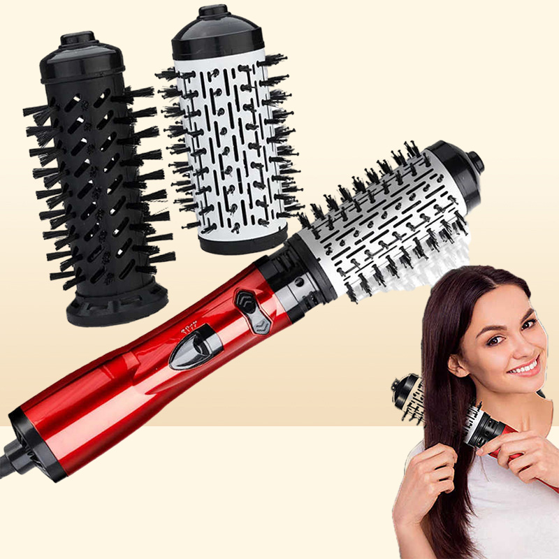 Hair Curlers Straighteners One Step Dryer 3 In 1 Iron Comb for Straightener Curling Air Brush Blow Heated dryer W221101