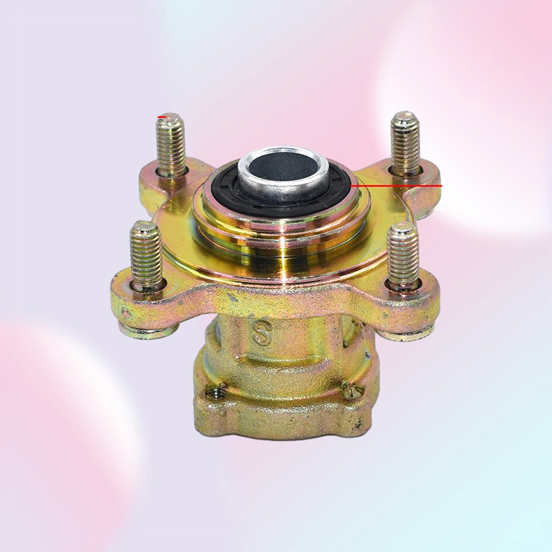 2025 new Parts Front 17mm 4 Stud Brake Disc Wheel Hub Fit For 49cc 50cc 110cc 125cc 6 7 8 Inch Go Kart By Karting ATV Quad Bike1996176 Free